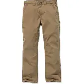 Carhartt Arbeitshose Washed Twill Dungaree Herren Brown-W32/L34