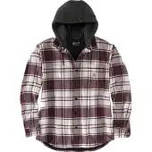 Carhartt Sweatjacke Flannel Fleece Lined Hooded Shirt Herren Elm-S