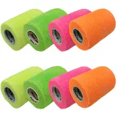 LisaCare selbsthaftende Pflasterrolle 7,5cmx4,5m - Neonfarben 8 St Bandage(s)