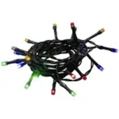 Konstsmide LED Lichterkette, mit an/aus Schalter, 6h Timer, 10 bunte Dioden, bat