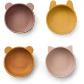 Liewood Schüssel Iggy Rose Mix (4er-Set)