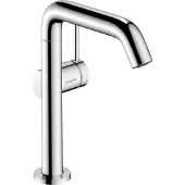 Hansgrohe Tecturis S Einhebel-Waschtischarmatur 210 Fine CoolStart, mit Schwenkauslauf und Push-Open Ablaufgarnitur, EcoSmart+, 73360000, Farbe: Chrom