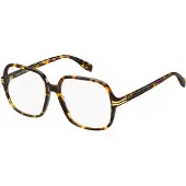 Marc Jacobs MJ 1098 Damen-Brille inkl. Gläser Vollrand Mehreckig Acetat-Gestell 57/16/140, braun