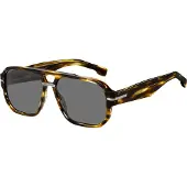 BOSS 1718/S Striped brown 57/15/150 Herren Sonnenbrillen