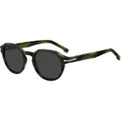 HUGO BOSS Boss 1721/S Herren-Sonnenbrille Vollrand Eckig Acetat-Gestell, grün