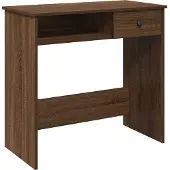 vidaXL Schreibtisch Braun Eichen-Optik 80x40x75 cm Holzwerkstoff