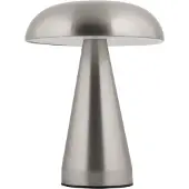 Leitmotiv - Tischleuchte Rachel Led - Nickel - 15.5x15.5x20.5cm Tischlampe - Nachttischlampe, Wohnzimmer, Schlafzimmer