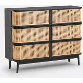 La redoute interieurs Kommode Laora Mit 6 Rattanschubladen