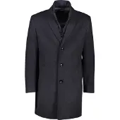 Bugatti Herren Mantel mit Westenfake
