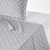 La redoute interieurs Getupftes Leintuch Clarisse, Flanell