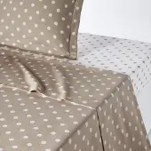 La redoute interieurs Getupftes Leintuch Clarisse, Flanell
