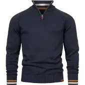 INDICODE JEANS Indicode Strickpullover Herren Baumwolle blau, XXL 761058-0005-09990