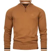 INDICODE JEANS Indicode Strickpullover Herren Baumwolle braun, L 761058-0003-09940