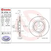 Brembo Bremsscheibe PRIME LINE 09.A738.14