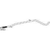 VEGAZ Abgasrohr Auspuffrohr für FIAT Panda Schrägheck (312, 319) FTR-401