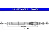 Ate Seilzug Feststellbremse 24.3727-0308.2 für Citroën XM