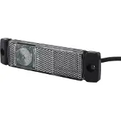 Hella 2PG 011 422-091 Positionsleuchte - Begrenzungsleuchte - Anhänger - Wohnwagen -LED - 24V - Anbau/Schraubanschluss - ADR/GGVS - Lichtscheibenfarbe