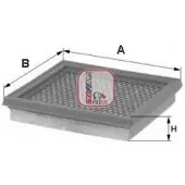 Sofima Luftfilter S 3300 A für OPEL Movano Kastenwagen (X70) Filtereinsatz