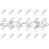 NTY NPW-MS-061 Antriebswelle Vorne Rechts für MITSUBISHI ASX (GAW) Outlander II SUV (CWW)