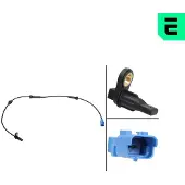 OPTIMAL ABS Sensor Raddrehzahl Hinten Rechts passend für PEUGEOT 1007 (KM) 06-S130