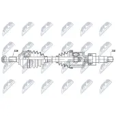 NTY NPW-CT-099 Antriebswelle Vorne Rechts für CITROËN C5 III Kombi (RW) passend für PEUGEOT EXPERT Kasten (VF3A, VF3U, VF3X)