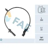 FAE ABS Sensor Raddrehzahl Hinten für FORD Transit Mk7 Kastenwagen (V363, FCD, FDD) 78570