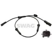 SWAG ABS Sensor Raddrehzahl Vorne Links Vorne Rechts für RENAULT MEGANE II Coupé-Cabriolet (EM0/1) 60 10 2475
