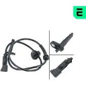 OPTIMAL ABS Sensor Raddrehzahl Hinten Links Hinten Rechts für TESLA Model S (5YJS) 06-S724