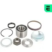 OPTIMAL Radlagersatz Hinten passend für PEUGEOT 206 Schrägheck (2A/C) 52mm 602858L