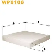 WIX FILTERS Filter, Innenraumluft WP9106