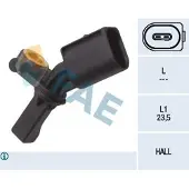 FAE ABS Sensor Raddrehzahl Hinten Rechts für VW POLO (9N) 78010