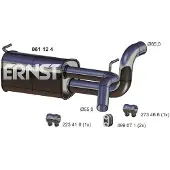 ERNST 061124 Endschalldämpfer für OPEL Astra J Sports Tourer (P10) Auspuff