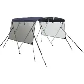 vidaXL 3-Bow Bimini-Top mit Mesh-Seitenteilen 183x(170-182)x137 cm