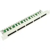 Cobinet 120553 Telefonieverteilerfeld Kat.3 25xRJ45 19z 1HE o.V-Kanal RAL7035