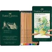 Faber-Castell 112112 - Farbstift PITT PASTELL, 12er Metalletui