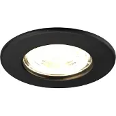 LEDVION LED Einbaustrahler Schwarz 5W Warmweiss wasserdicht IP65