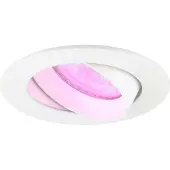 LEDVION LED Einbaustrahler Rund Weiss RGB dimmbar smart
