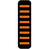 Rrp Proguard Kabelbinder – hinten – Aufkleber – orange