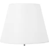 Beliani Tischlampe Weiß Holz 41 cm Stoffschirm Lampenfuß in Gitteroptik Kabel mit Schalter Landhausstil