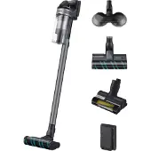 Samsung VS20B75A9R5, 2-in-1-Stabstaubsauger, Beutellos, Schwarz, Silber, Türkis, Trocken, Multizyklonisch, 86 dB