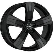 Mak 17 Zoll Alufelge stone 5 17"x7" 5x112 PCD ET55 66.6mm Felge Schwarz