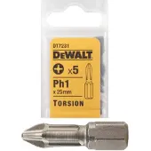 DeWalt Torsion Bit Ph1 25mm 5Stk