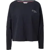 Tommy Hilfiger für Damen. UW0UW04153 Langarm-T-Shirt Original navy (M), Heimtextilien, Baumwolle, Marine