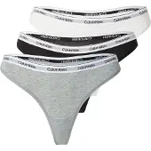 Calvin Klein Underwear Tanga "3 PACK THONG (LOW-RISE)" 3 Stk. String low waist mit Logobund