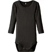 Name it Body l/ä - Rib - Noos - NbfKab - Schwarz - - 2 Jahre (92) - Body L/Ä