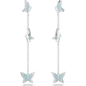 Swarovski Lilia Drop Ohrhänger Schmetterling Blau