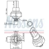 Nissens Druckschalter, Klimaanlage 301038