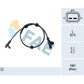 FAE Sensor, Raddrehzahl 78454