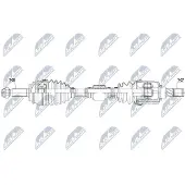 NTY NPW-CH-062 Antriebswelle Vorne Rechts für JEEP COMPASS (MK49) für DODGE Caliber Schrägheck