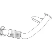 VEGAZ Abgasrohr AUDI AR-249 4F025430,4F0254300R
